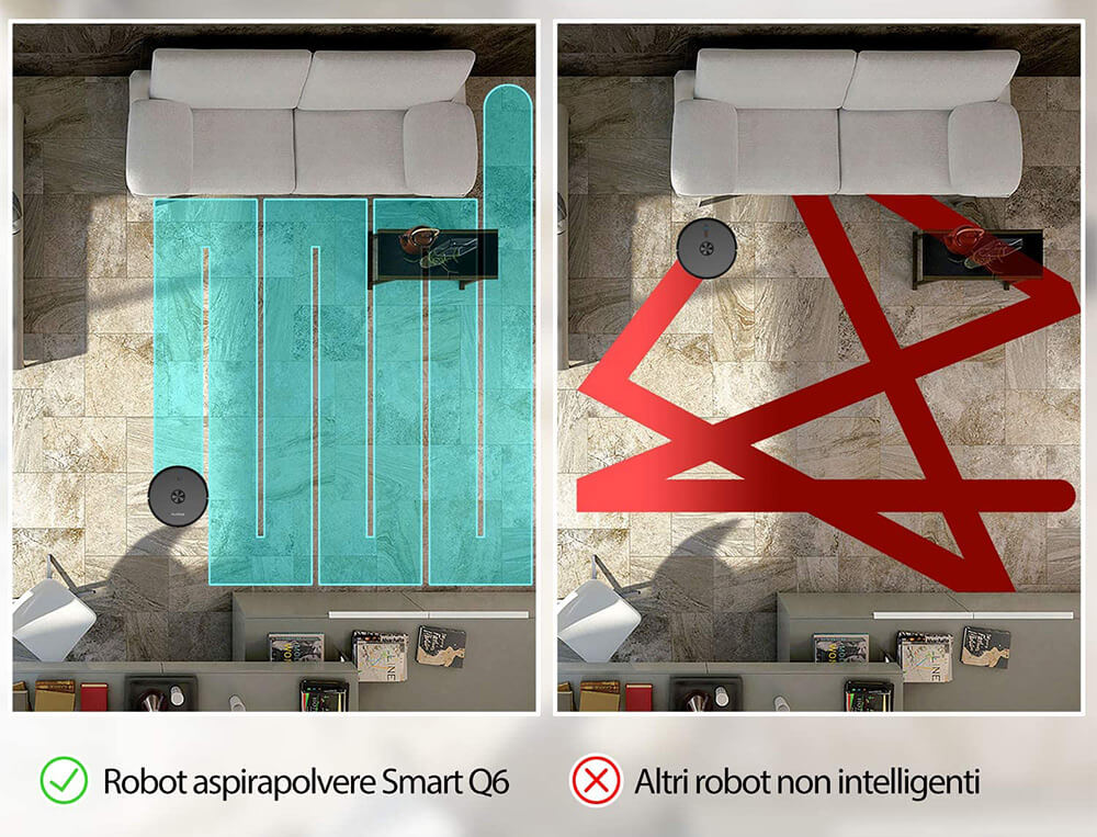 Honiture Q6 Mappatura | Honiture Q6 WiFi : Recensione Robot Aspirapolvere Lavapavimenti Honiture Q6 Mappatura - Robot Aspirapolvere Lavapavimenti