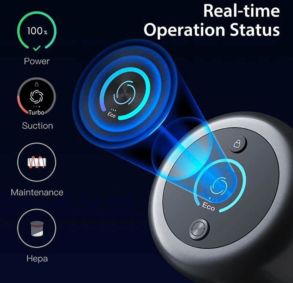 Dreame V11 display1 | Dreame V11: Recensione e Test Scopa Elettrica Dreame V11 Disaplay